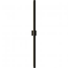 Progress P560371-31M-CS - Z-2040 Collection LED Matte Black Contemporary Extra Large Outdoor Wall Light