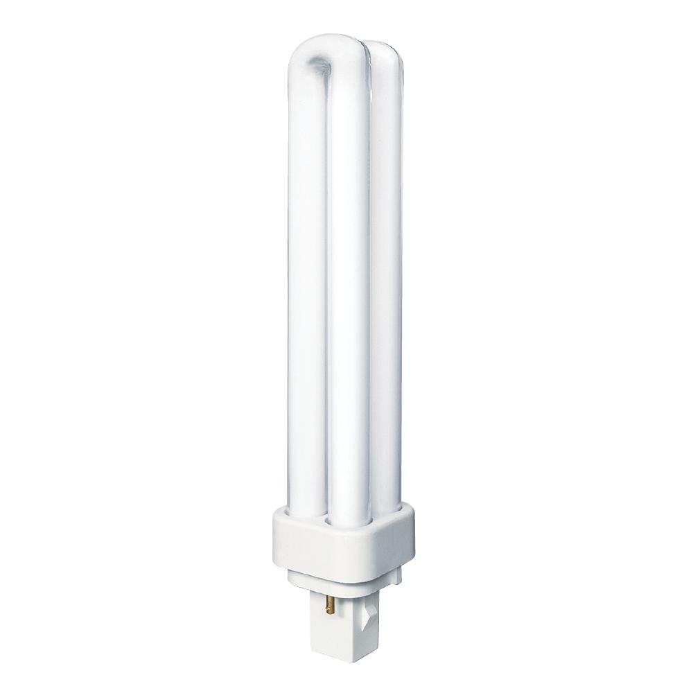 Compact Fluorescent 2-Pin Double Twin Tube G24d-3 26W 3500K  Standard