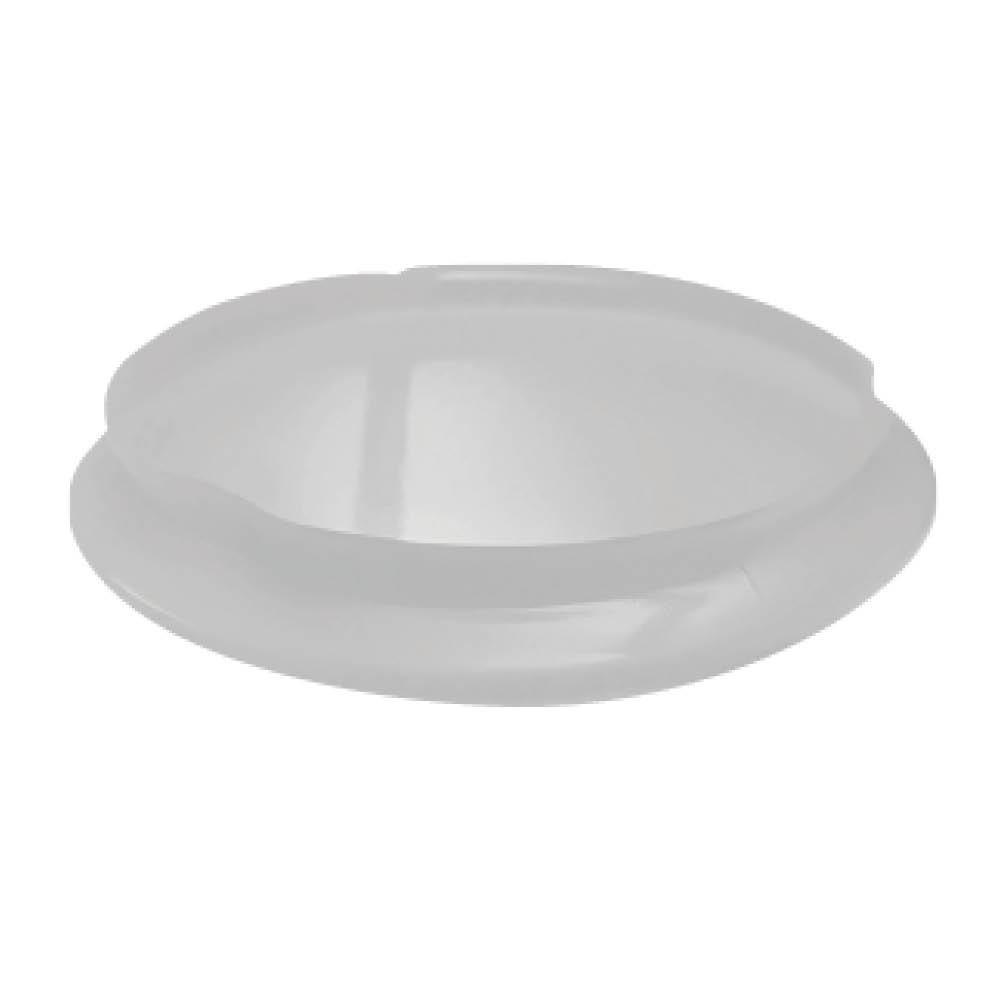 6IN LED Ceiling Luminaire Replacement Lens Brushed Nickel Frosted Round STANDARD