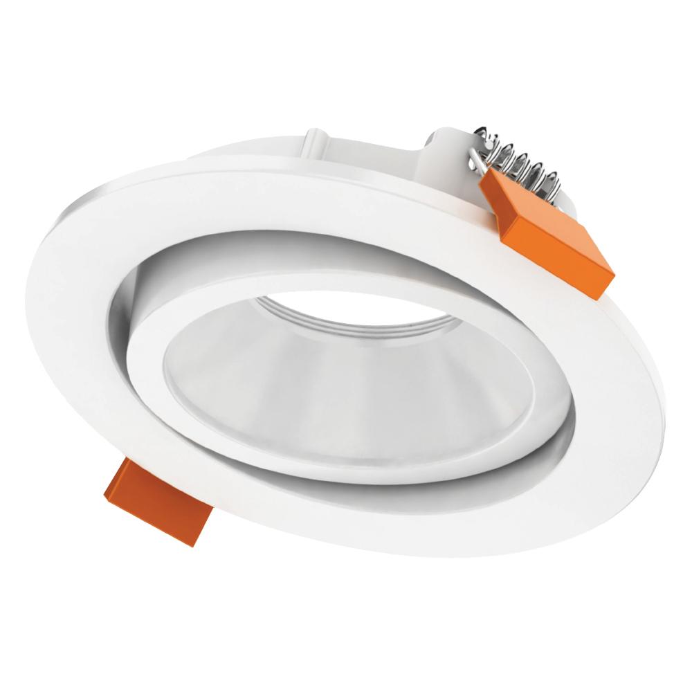 LED Lumeina Downlight Trim 4IN White Baffle/Gimbal  Round STANDARD