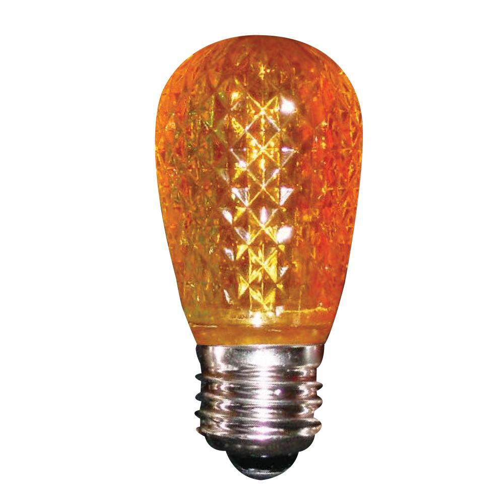 LED Decorative Lamp S14 E26 Base 0.96W 100-130V Amber STANDARD