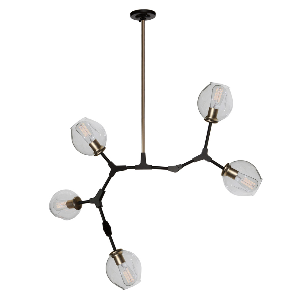 Organic 5-Light Chandelier