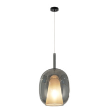 Artcraft AC11219SM - DUSK PENDANT SMOKE GLASS