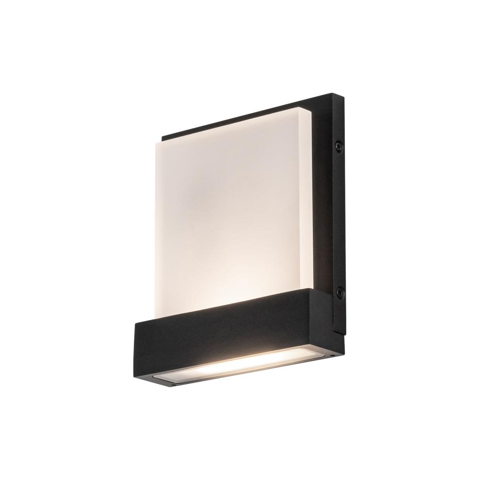 Guide 7-in Black LED All terior Wall