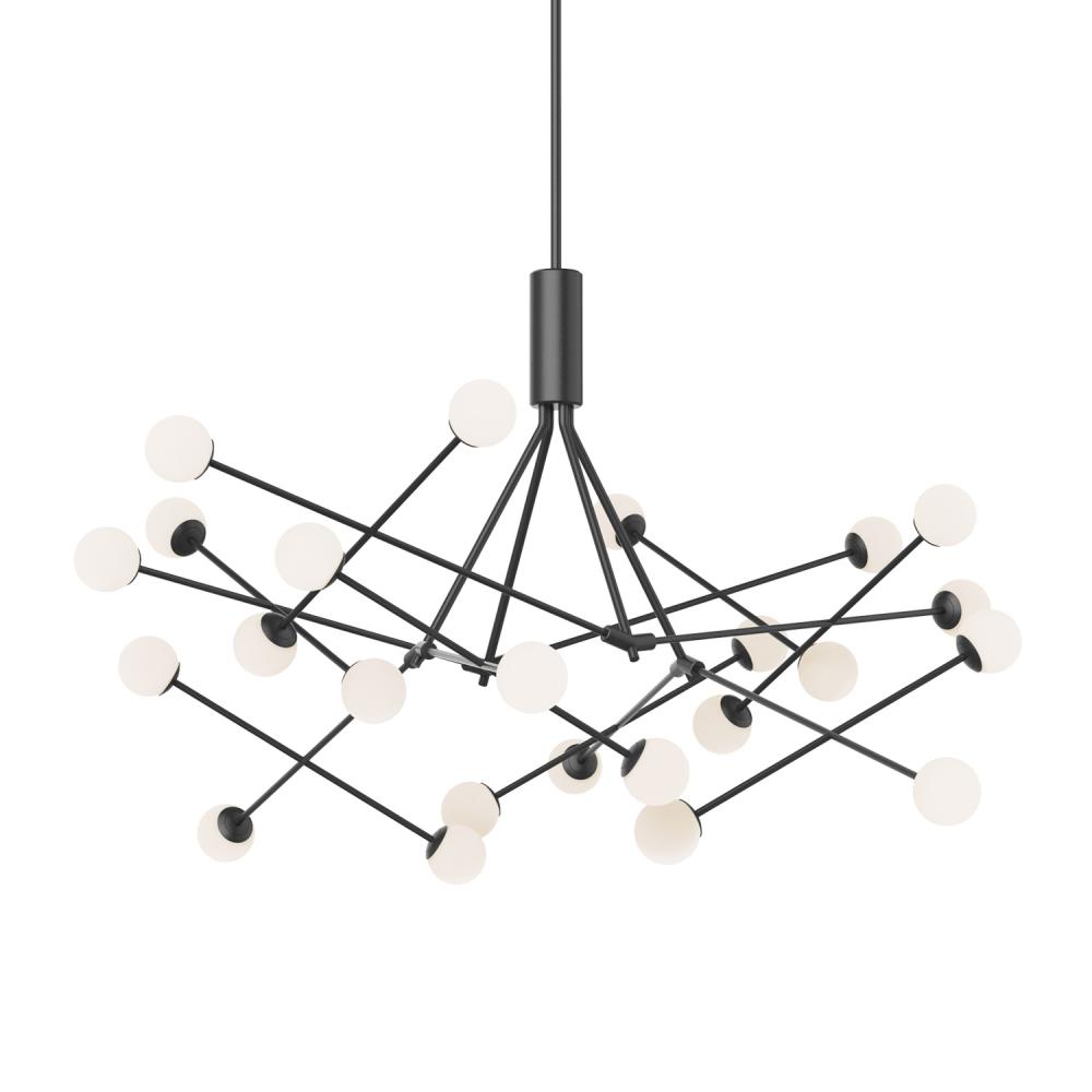 Moto 56-in Black LED Chandeliers