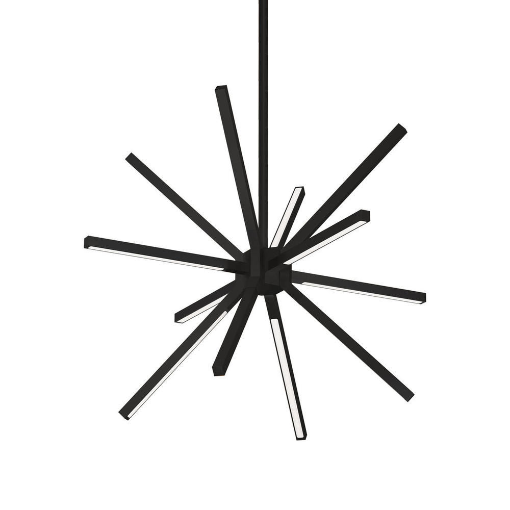 Sirius Minor 20-in Black LED Chandeliers