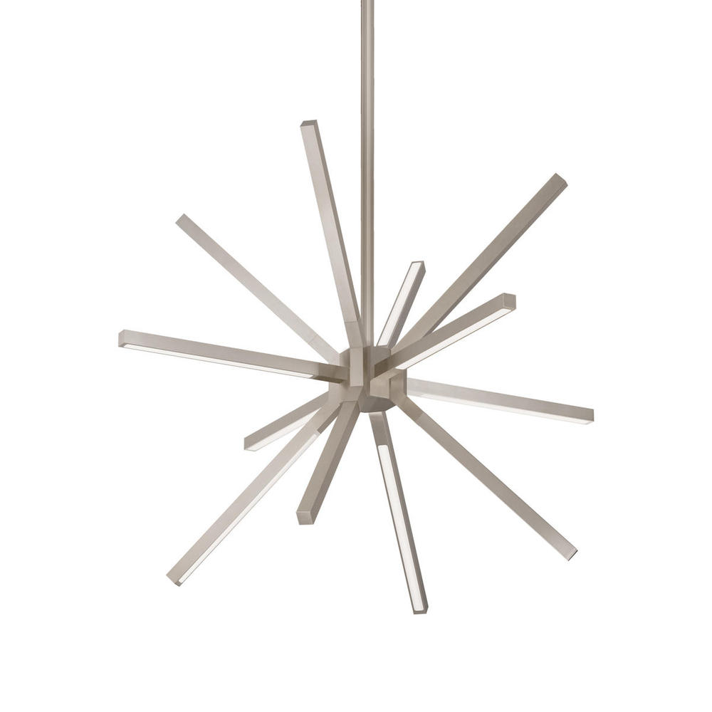 Sirius Minor 20-in Brushed Nickel LED Chandeliers