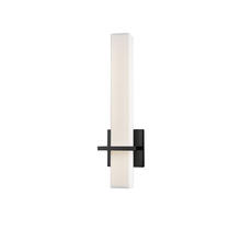 Kuzco Lighting Inc WS84218-BK - Nepal 18-in Black LED Wall Sconce