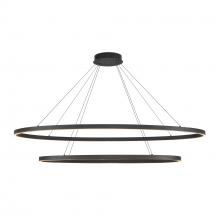 Kuzco Lighting Inc CH79253-BK - Ovale 2 Layer Black LED Chandelier