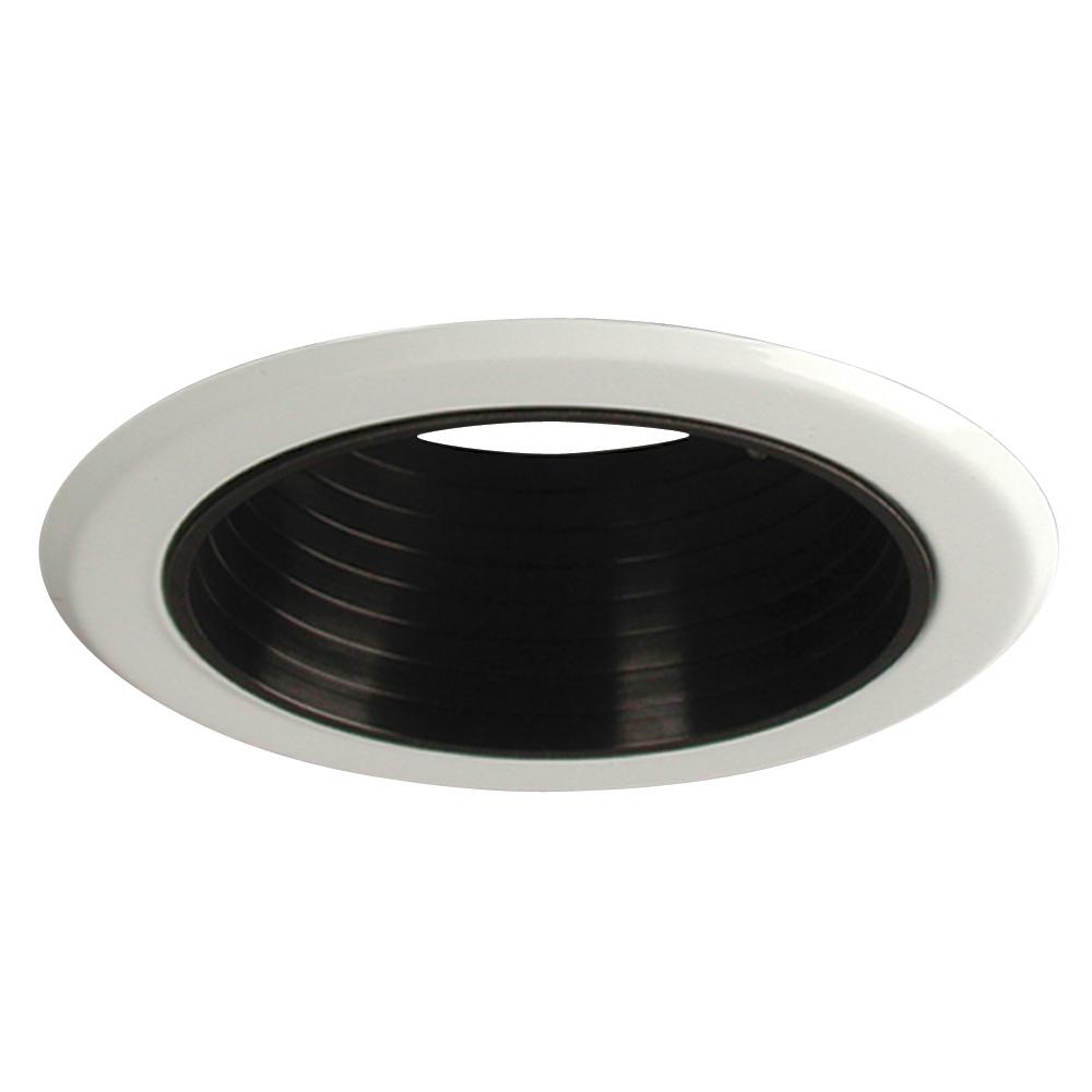 5" Line Voltage Step Baffle - Black