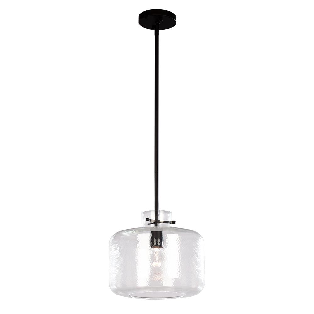 1L Mini-Pendant BK with 6",12" & 18" Ext. Rods and Swivel