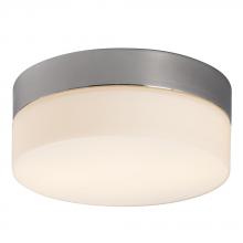 Galaxy Lighting 612312CH - Flushmount - Chrome with Satin White Glass