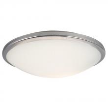 Galaxy Lighting 612392CH - Flushmount - Chrome with Satin White Glass