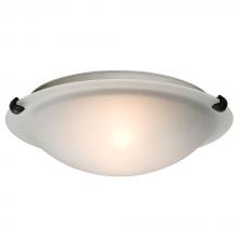 Galaxy Lighting 680112FR-ORB2PL - Flush Mount Ceiling Light - in Oil Rubbed Bronze finish with Frosted Glass