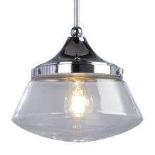 Galaxy Lighting 924580CH/CL - Pendant CH/CL-G w/6", 12" & 18" Ext. Rods