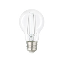 DVI DA1930W8A - 7.5W 800 LM 3000K 80CRI A19 E26 CLEAR, DIMMABLE, IVORY WHITE FILAMENT