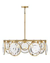Fredrick Ramond FR31265HBR - Medium Convertible Drum Chandelier