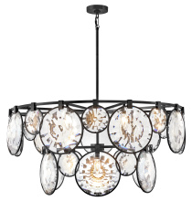 Fredrick Ramond FR31268BLK - Large Multi Tier Chandelier