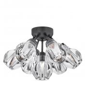 Fredrick Ramond FR46951BLK - Medium Semi-Flush Mount