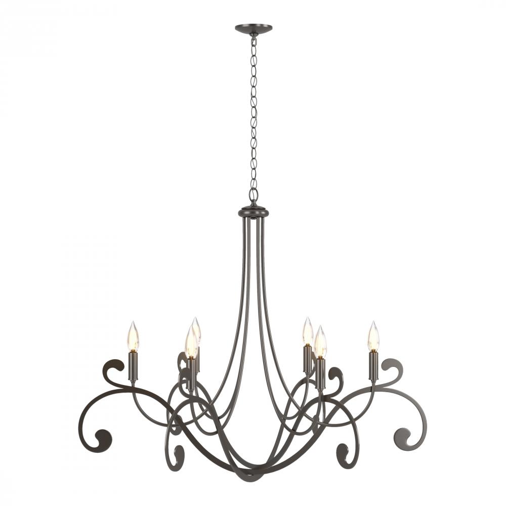 Bella 6 Arm Chandelier