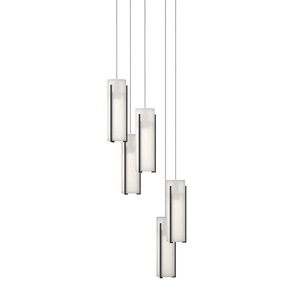 Exos Glass 5-Light Pendant