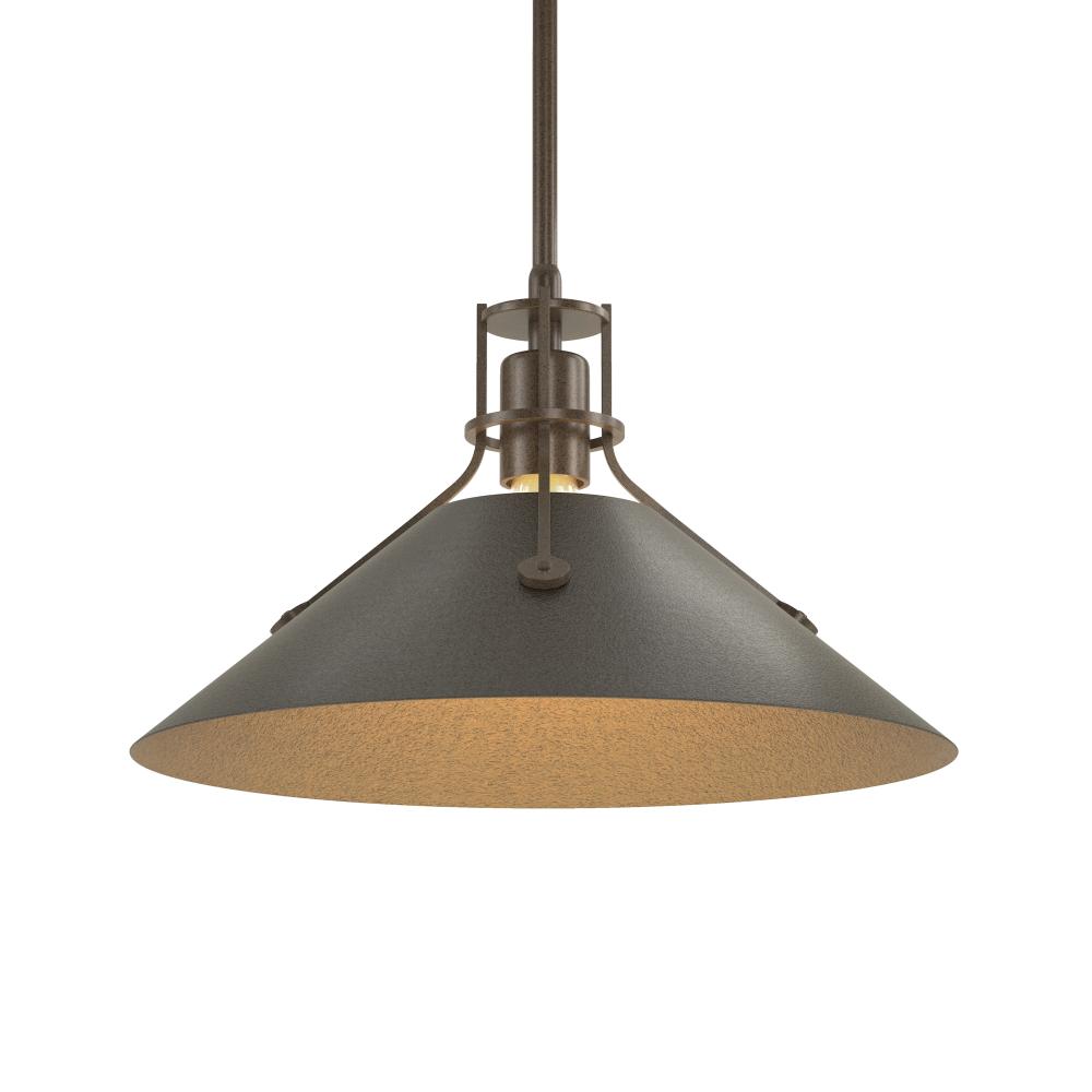 Henry Medium Steel Shade Pendant