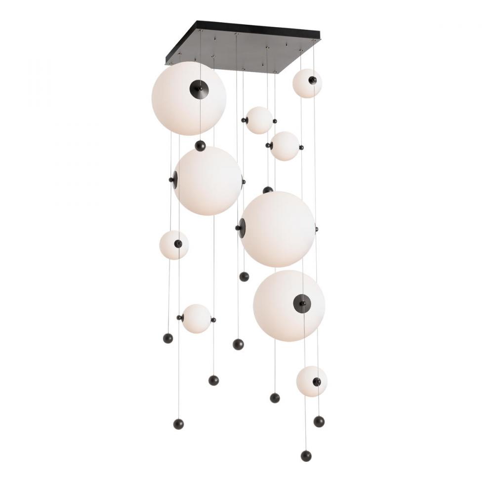 Abacus 10-Light Square LED Pendant