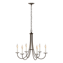 Hubbardton Forge - Canada 101160-SKT-05 - Simple Sweep 6 Arm Chandelier