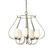 Hubbardton Forge - Canada 103045-SKT-84-GG0303 - Flora 5 Arm Chandelier