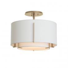 Hubbardton Forge - Canada 126501-SKT-84-SF1099-SF1590 - Exos Small Double Shade Semi-Flush