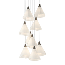 Hubbardton Forge - Canada 131102-SKT-LONG-07-SH1987 - Mobius 9-Light Pendant