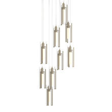 Hubbardton Forge - Canada 131104-SKT-LONG-84-ZM0065 - Exos Glass 9-Light Pendant