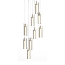 Hubbardton Forge - Canada 131104-SKT-LONG-86-ZM0065 - Exos Glass 9-Light Pendant