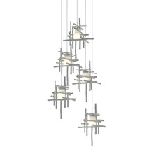 Hubbardton Forge - Canada 131128-SKT-LONG-82-YC0305 - Tura 5-Light Frosted Glass Pendant