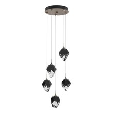 Hubbardton Forge - Canada 131137-SKT-LONG-05-BP0754 - Chrysalis 5-Light Small Crystal Pendant