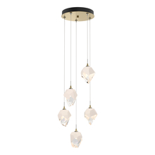 Hubbardton Forge - Canada 131137-SKT-STND-86-WP0754 - Chrysalis 5-Light Small Crystal Pendant