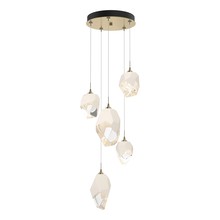 Hubbardton Forge - Canada 131139-SKT-LONG-86-WP0756 - Chrysalis 5-Light Mixed Crystal Pendant