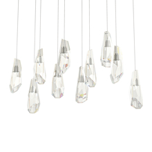 Hubbardton Forge - Canada 131201-SKT-LONG-84-CR - Luma 10-Light Large Crystal Pendant