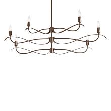 Hubbardton Forge - Canada 136350-SKT-MULT-05 - Willow 6-Light Small Chandelier