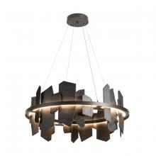 Hubbardton Forge - Canada 139665-LED-STND-20-SL - Ardesia Circular LED Pendant