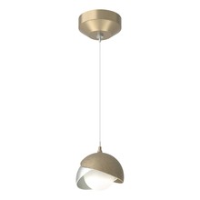 Hubbardton Forge - Canada 161183-SKT-STND-84-82-GG0711 - Brooklyn Double Shade Low Voltage Mini Pendant