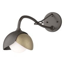 Hubbardton Forge - Canada 201377-SKT-14-84-GG0711 - Brooklyn 1-Light Double Shade Long-Arm Sconce