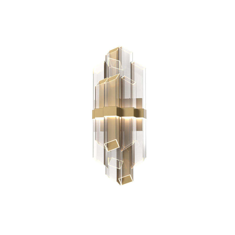 Astrid 14-in Metal Shade/Vintage Brass LED Wall/Vanity