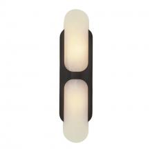 Alora Lighting WV357217UBAR - Odin 17-in Urban Bronze/Alabaster Socket Wall Vanity