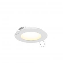 Dals 5006-FR-CC-V-WH - 6" recessed panel, 5CCT, 2hrs Fire rated - universal 120V-347V, 0-10V dimming