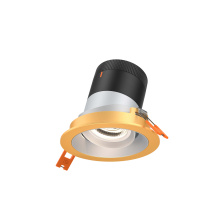 Dals RC03-CC-35-GMBAZ-TGD - 3in Modular Downlight, 5CCT, 35 degree Beam Angle, Gimbal Reflector, Alzak, Gold trim