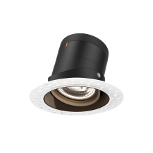 Dals RC04-CC-35-GMBBK-TL - 4in Modular Downlight, 5CCT, 35 degree Beam Angle, Gimbal Reflector, Black, Trimless