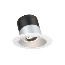 Dals RC04-CC-60-SLAZ-TL - 4in Modular Downlight, 5CCT, 60 degree Beam Angle, Slope Ceiling, Alzak,Trimless