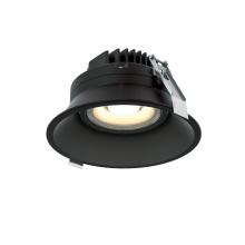 Dals RGM6-CC-V-BK - 6 Inch Round Indoor/Outdoor Regressed Gimbal Down Light - universal 120V-347V, 0-10V dimming