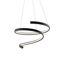 Dals SPR20-CC-BK - Spiral decorative modern pendant